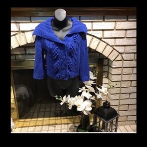 Express beautiful crop-too sweater size small,